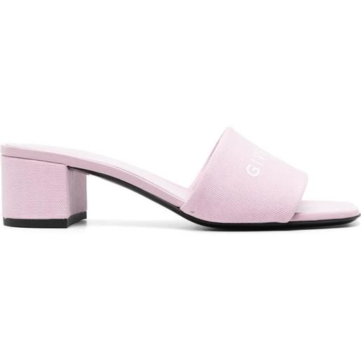 Givenchy mules con stampa - rosa