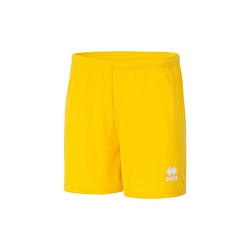 Errea short new skin jaune taille-2xs pantaloncini, giallo, xxs unisex-adulto