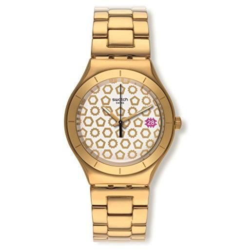 Swatch orologio analogueico quarzo unisex con cinturino in acciaio inox ygg405g