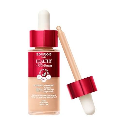 Bourjois healthy mix clean fondotinta siero - 55n - beige profondo, 30 ml