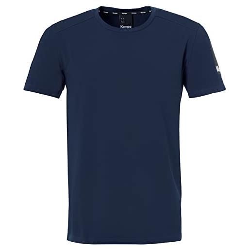 Kempa status t-shirt, t-shirt da gioco di pallamano uomo, azul marino, l