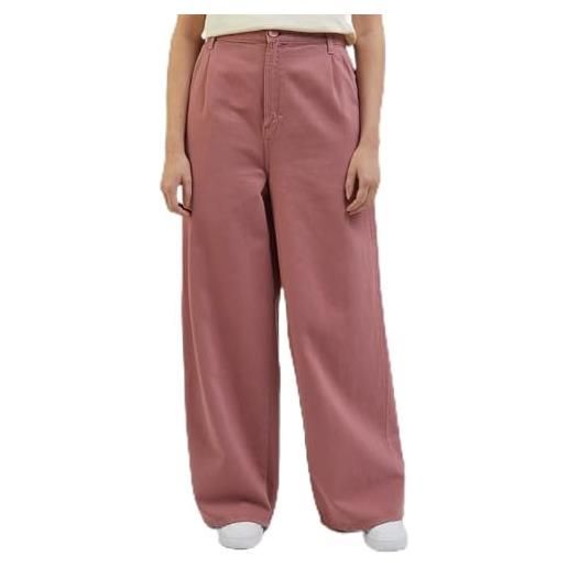 Lee chino rilassato pantaloni, colore: rosa, 38 it (24w/31l) donna