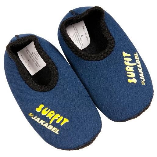 Surfit - scarpe da piscina unisex bambino, blu navy/giallo (blu navy/giallo), taglia 3 (6-12 mesi)
