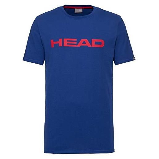 Head club ivan t-shirt jnr, royal blue/red, 128, dimensioni di fabbricazione: s