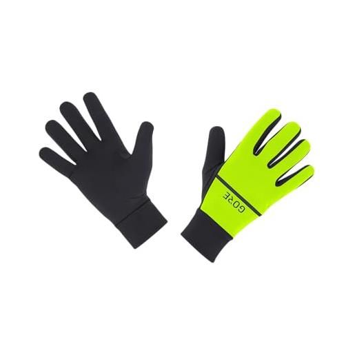 GORE WEAR r3 gloves, guanti unisex adulto, giallo neon nero, 8