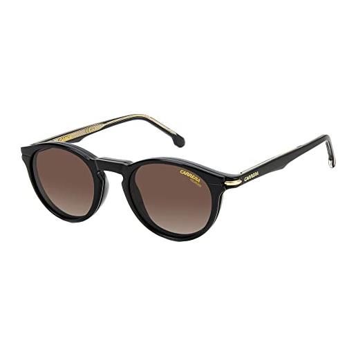 Carrera occhiali da sole ca 297/cs black/brown shaded folding clip-on 48/21/145 unisex