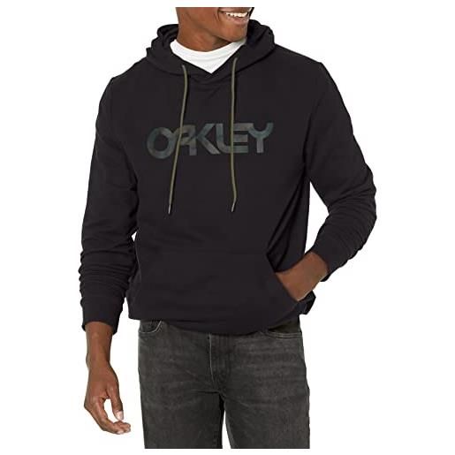 Oakley b1b po hoodie 2.0 felpa con cappuccio, nero/b1b camo hunter, s uomo