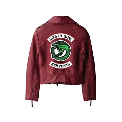 FCWJHNTSL new stampate pu southside serpents giacche donna serpent streetwear jacket -color2 l