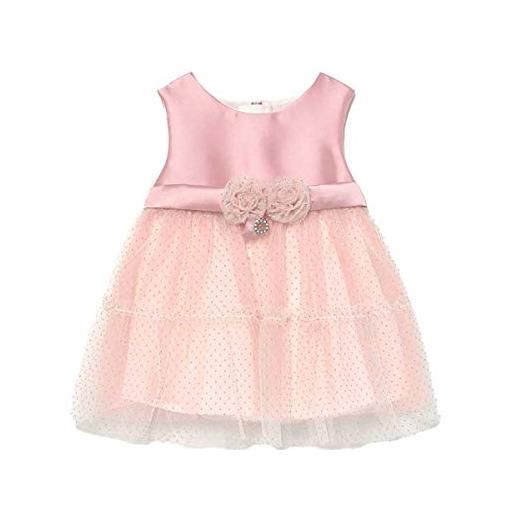 Mayoral vestito elegante coordinato neonata con tulle bimba rosato 1963 24m/92cm
