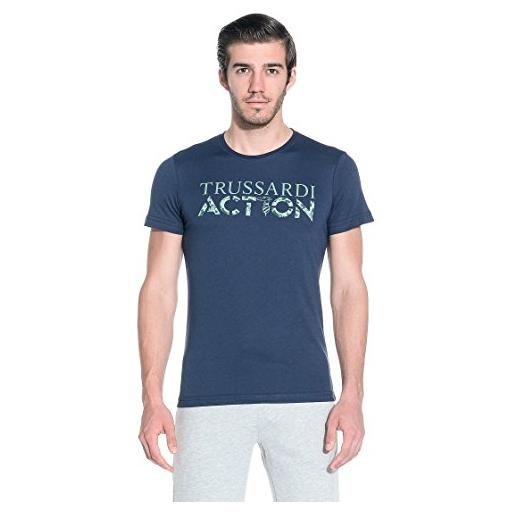 Trussardi action t-shirt manica corta blu navy xxl