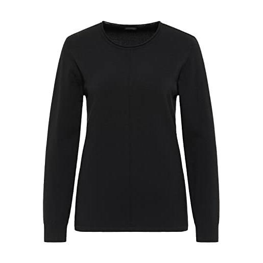 BARBARA LEBEK maglione basic da donna con fascia, nero , 54