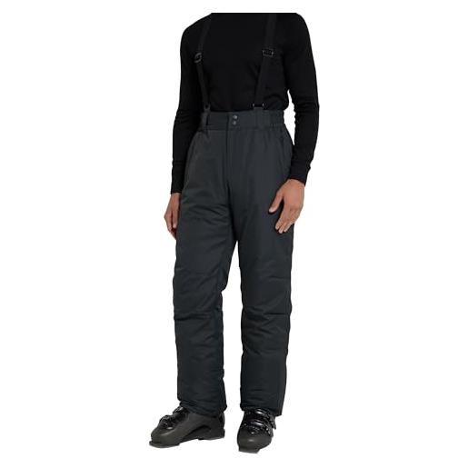 Mountain Warehouse dusk - pantaloni uomo da sci - due tasche, girovita elasticizzato - ideale indumento da sci, invernale grigio m