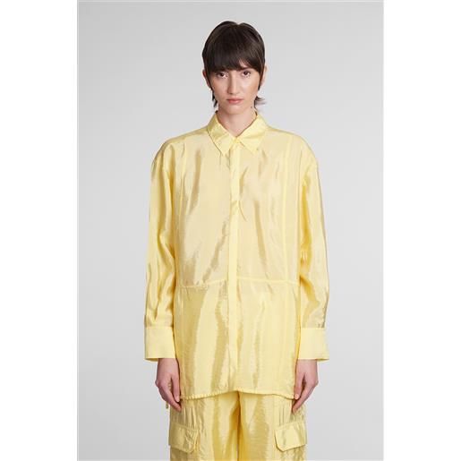 Simkhai camicia laylah in rayon giallo