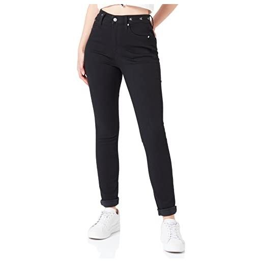 Calvin Klein jeans high rise skinny j20j219522 pantaloni, denim (denim rinse), 28w / 32l donna