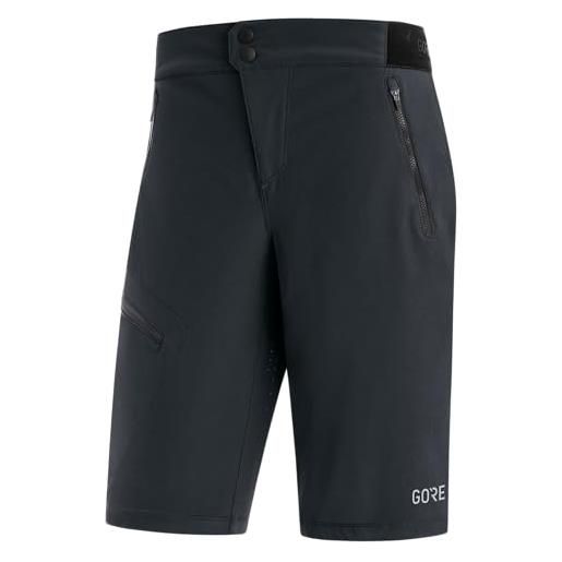 GORE WEAR c5 shorts, pantaloncini donna, nero, 44