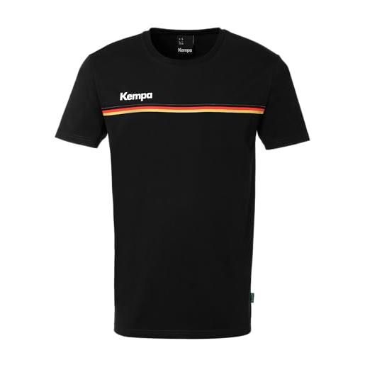 Kempa t-shirt team ger - maglia di tuta unisex, nero, 