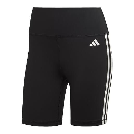 adidas training essentials 3-stripes leggings, black, s