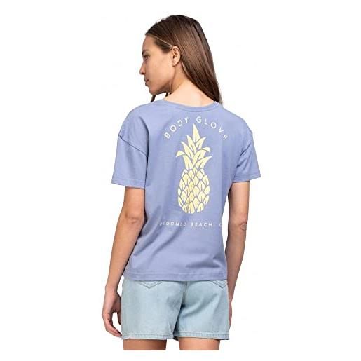 Body Glove t-shirt pineapple tee, maglietta donna, storm, s