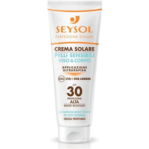 Seysol crema solare pelli sensibili viso e corpo spf30 125ml - -