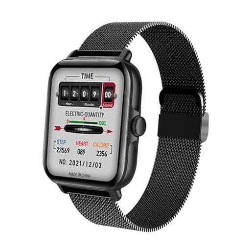 TROGN ts tac-sky smart watch bluetooth chiamate riproduzione musica smartwatch fitness orologio digitale sportivo impermeabile orologi per uomo donna android (colore: oro)