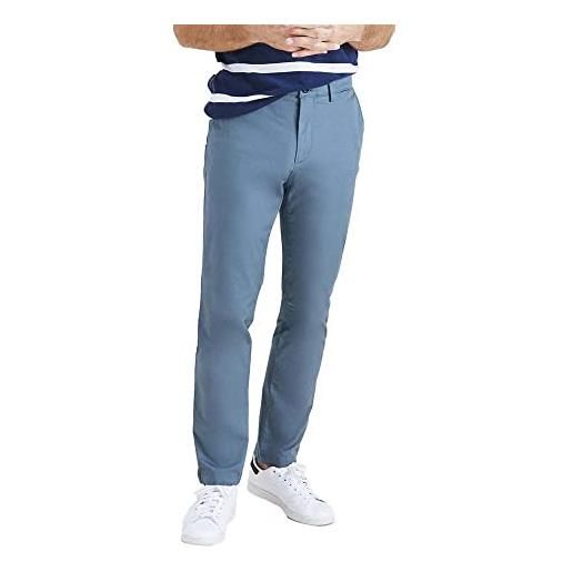 Dockers smart 360 flex chino slim, casual pants uomo, blu (oceanview (lightweight)), 30w / 32l