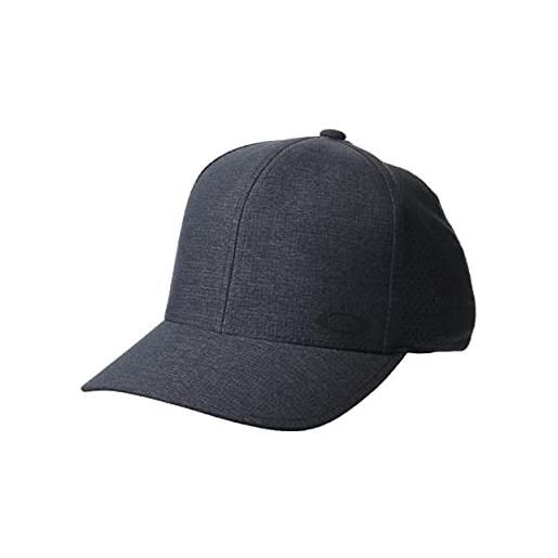 Oakley cappello da donna aero heathered ff trucker, grigio scuro hthr, l/xl