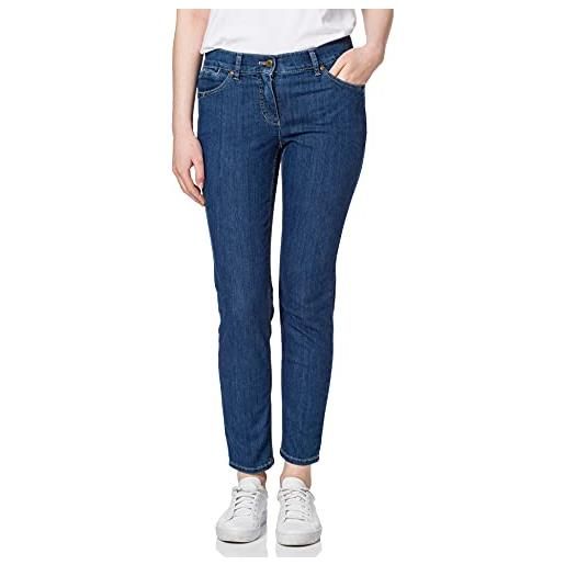 Gerry Weber edition skinnyfit4me jeans, blu denim, 48 donna