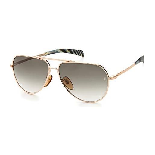 David Beckham db 7031/s sunglasses, f6w/9k gold horn, 60 unisex