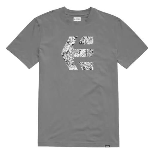 Etnies t-shirt icon graphic, grigio, l