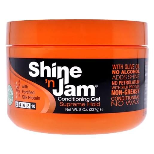 Ampro shine-n-jam supreme hold for women 8 oz gel