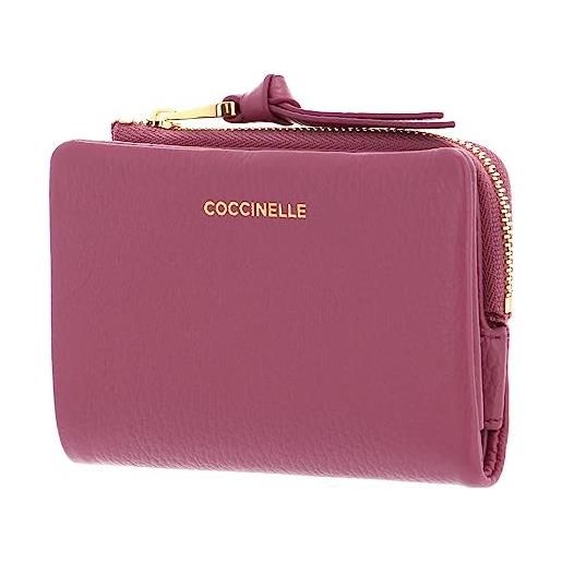 Coccinelle softy wallet grained leather pulp pink