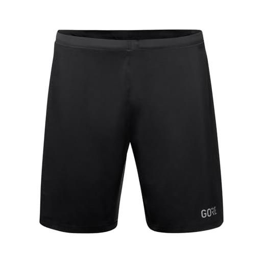 GORE WEAR r5 2in1 shorts, pantaloncini uomo, nero, m