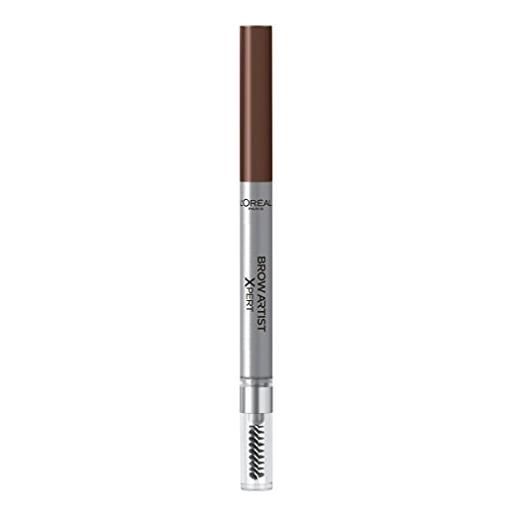 L'Oréal Paris matita automatica per sopracciglia brow artist xpert, risultato ad alta definizione, tratto intenso, 106 ash brunette