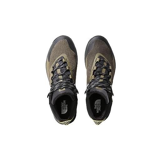The North Face cragstone mid wp, scarpe da ginnastica uomo, tnf black vanadis grey, 45.5 eu