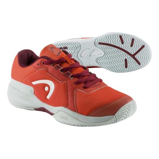 Head sprint 3.5, scarpe da tennis, arancione rosso scuro, 34.5 eu