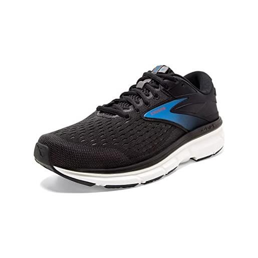 Brooks dyad 11, scarpa da corsa uomo, nero ebano blu, 46.5 eu