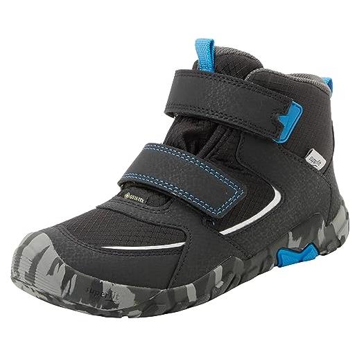 Superfit trace, scarpe da ginnastica, nero blu 0000, 35 eu stretta