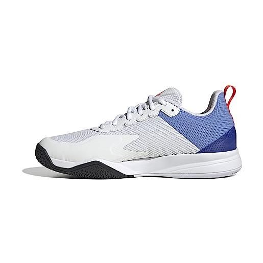 Adidas courtflash speed, sneaker uomo, ftwr white/core black/core black, 42 2/3 eu