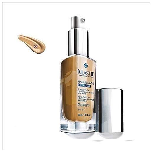 Rilastil maquillage liftrepair fondotinta antirughe 50 moka 30 ml promo