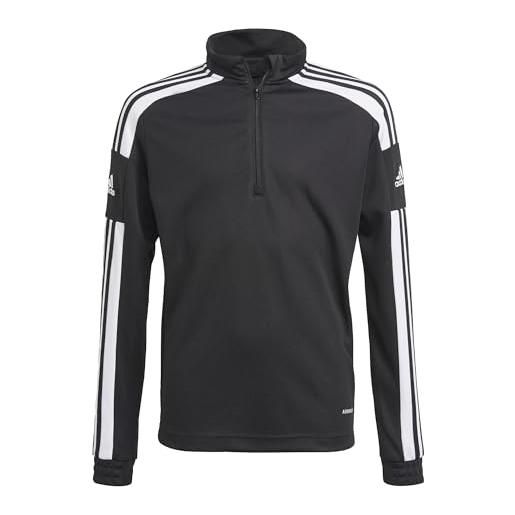 Adidas unisex, bambini e ragazzi track top sq21 tr top y, black/white, gk9561, 152