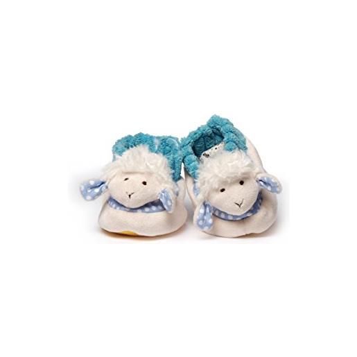 Inware baby scarpe pecora sweety, crema/blu, 0 - 10 mesi