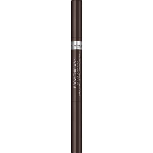 Rimmel matita sopracciglia professionale brow this way 003 dark brown Rimmel