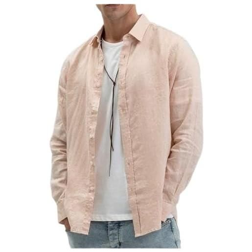 Gianni lupo gl7619s-s23 camicia, pink, s uomo
