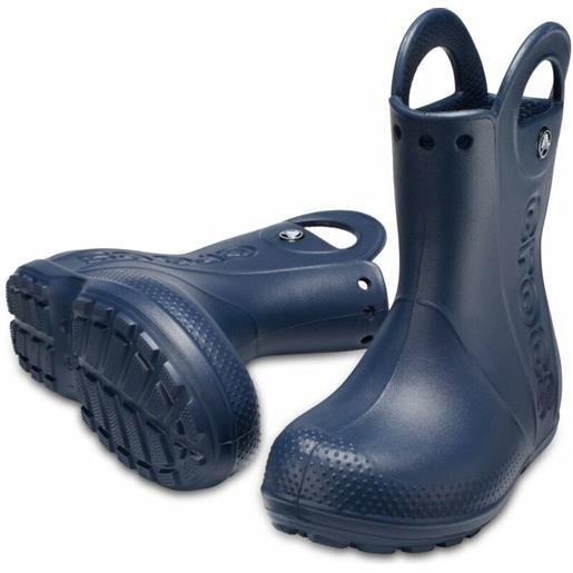 Crocs kids' handle it rain boot navy 24-25