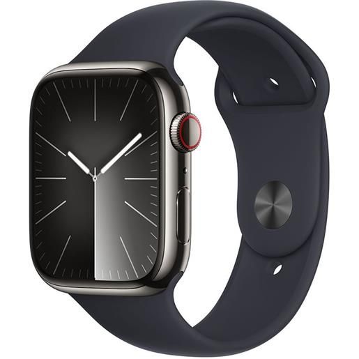 Apple watch series 9 gps+cellular stainless steel 45 mm blu m-l