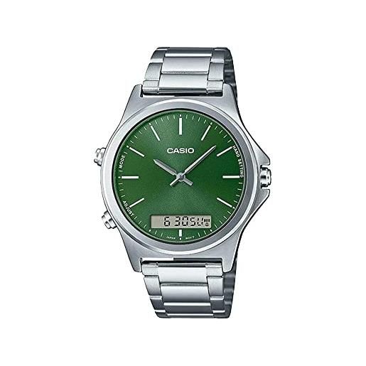 Casio orologio, verde, cinturino