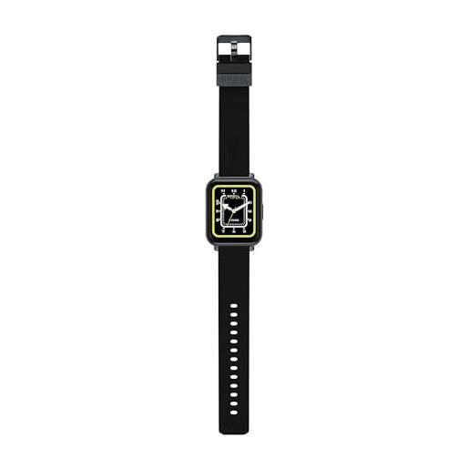 Breil orologio unisex sbt-2 quadrante mono-colore nero movimento smartwatch smartmodule e mesh/cinturino silicone, acciaio nero ew0675