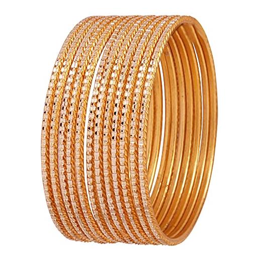 Touchstone golden bangle collection etnico stile filigrana lavoro giallo citrino strass indiano bollywood designer gioielli bracciale bracciale in metallo antico tono oro per le donne. , metallo