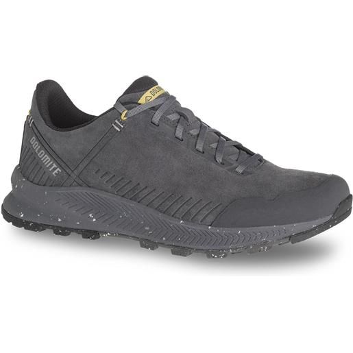 Dolomite - scarpe da viaggio e lifestyle - m's carezza leather anthra grey per uomo - taglia 7,5 uk, 8 uk, 8,5 uk, 9 uk, 9,5 uk, 10 uk, 10,5 uk - grigio