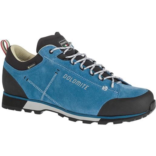 Dolomite - scarpe da trekking gore-tex® per uomo - m's cinquantaquattro hike low evo gtx deep blue per uomo in pelle - taglia 7,5 uk, 8,5 uk, 9 uk, 9,5 uk, 10 uk, 10,5 uk